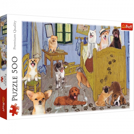 Puzzle 500 pieces – VAN GOGH’s Room: Dog Revolution Trefl