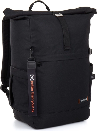 Must rolltop-seljakott Topgal X Ezra