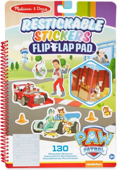 Paw Patrol Re-stickable Stickers Flip-Flap – Classic Missions