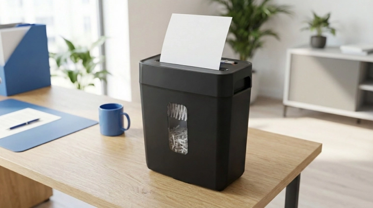Shreds up to 6 sheets at once including cards