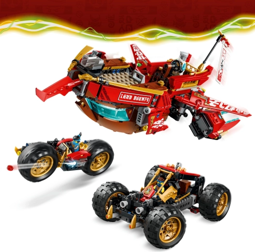 3-in-1 vehicle for action-packed play