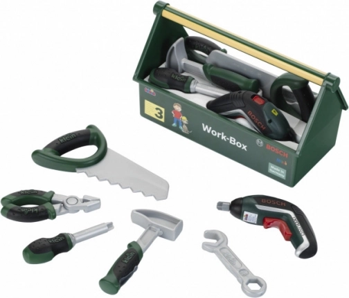Kids’ BOSCH Tool Set in Carry Case with IXOLINO II (7 pieces)