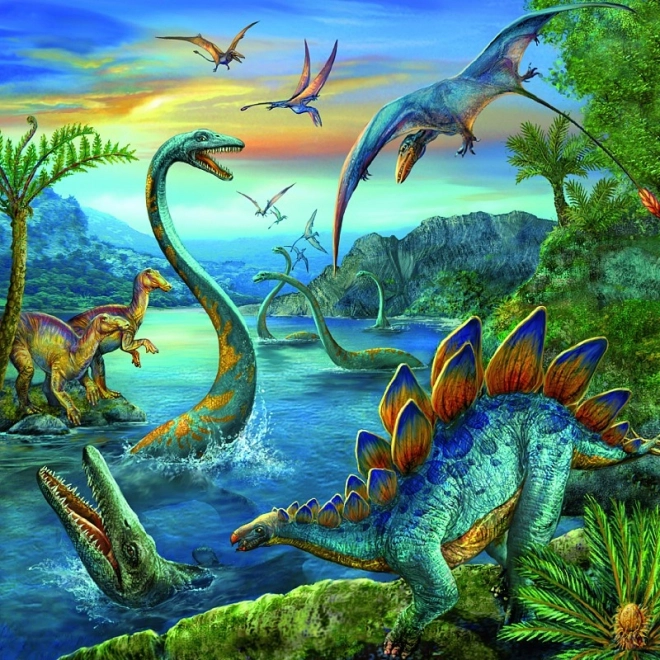 Ravensburger pusle Dinosaur Fascination 3x49 tükki