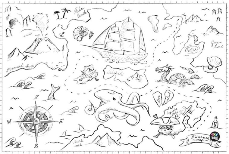 Polypropylene Pirate Desk Mat