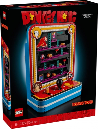 LEGO Super Mario retro mänguautomaat Donkey Kongi mängule