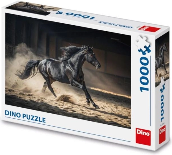Puzzle Black Horse 1000 Pieces