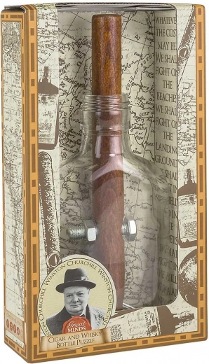 Professor Puzzle Churchill's Dummy with Bottle