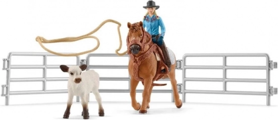 Schleich Farm World kauboitüdruk lassoga
