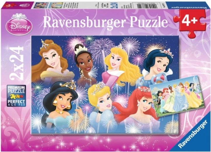 Ravensburgeri pusle Kaunid printsessid 2×24 tükki