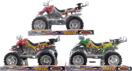 Hõõrdemootoriga ATV – plastist mänguasi lastele