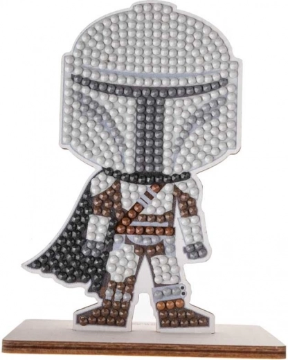 Diamond painting crystal art buddies star wars: the mandalorian – standalone decorative figure