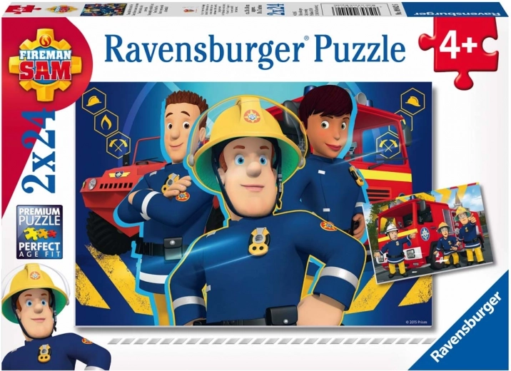 Ravensburger pusle Tuletõrjuja Sam 2×24 tükki