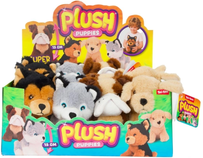 Pehme istuv kutsikas 15 cm
