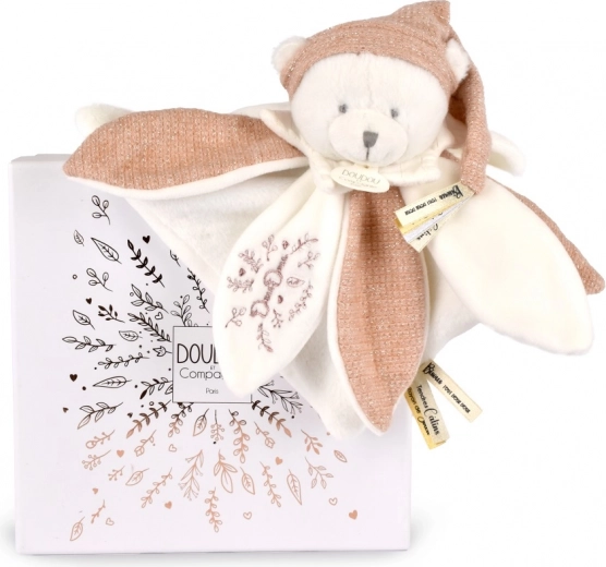 Gift Set Plush Teddy Bear with Hat 25 cm Pink