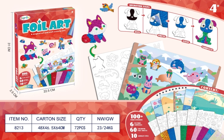 Creative sticker picture set – Animals
