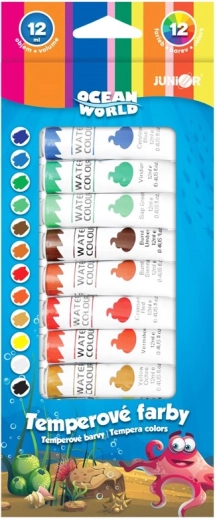 Tempera värvid Ocean World 12×12 ml