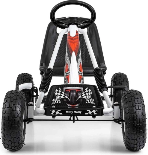 Safe control with freewheel and handbrake