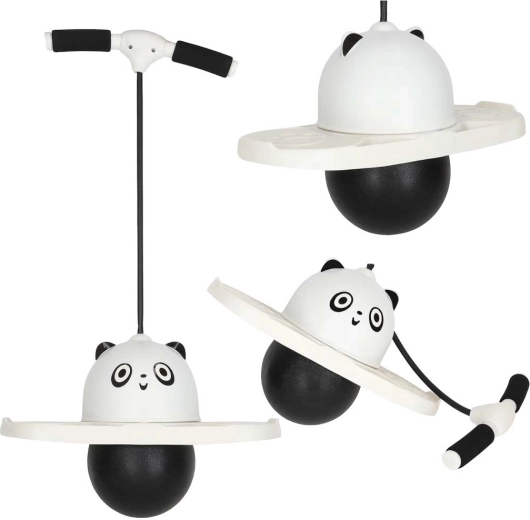 Children’s pogo jumper panda (black & white)