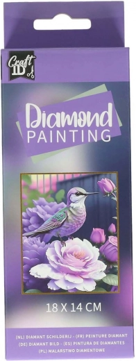 Diamond Painting Bird 14x18 cm by Craft ID