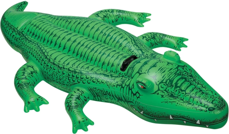 Täispuhutav krokodill vette 168 × 86 cm Intex