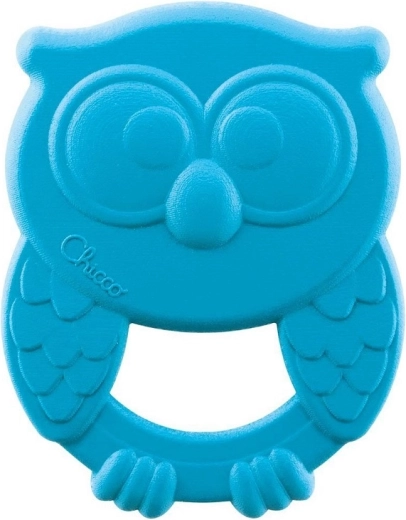 Chicco Teether Eco+ Owl Owly Blue 3m+