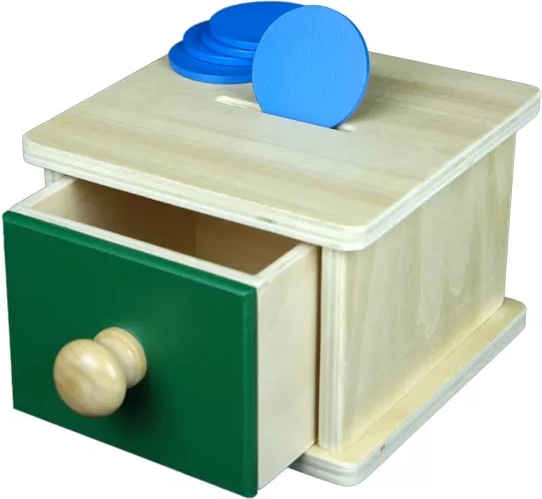 Montessori beebikassa sahtliga – 1 tk