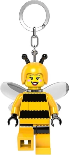 LEGO minifiguuri võtmehoidja sisseehitatud LED-tulega – kimalastüdruk