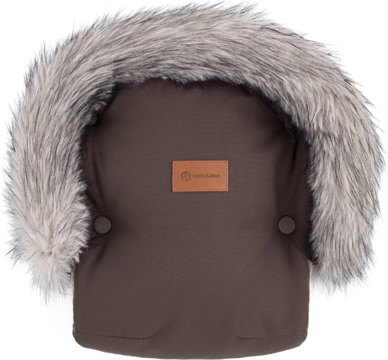 Petite&Mars käemuhv vankrile furry rich brown