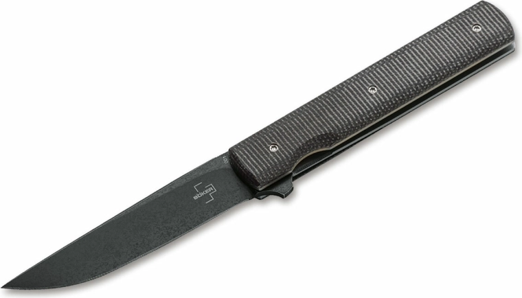 Böker Plus Urban Trapper Liner folding pocket knife Micarta green