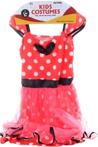 Tüdrukute kostüümkleit Minnie stiilis