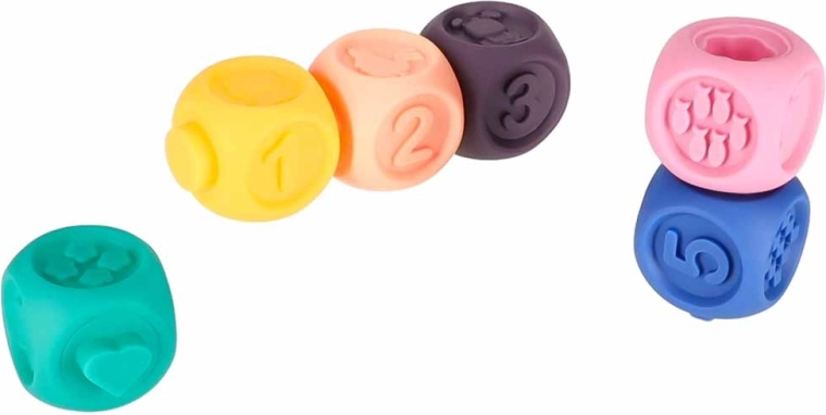 Soft blocks for building and squeezing