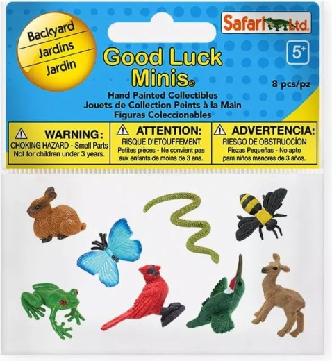 Safari Ltd. mini figures In the Backyard (Good Luck Minis Funpack)