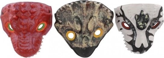 Dinosauruse vahtmask 20×19 cm, erinevad liigid karnevaliks