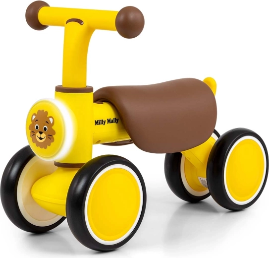 Milly Mally York laste sõiduk (tõukeratas) kollane – 1 tk
