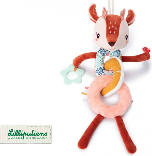 Lilliputiens active sensory stroller chain – doe Stella 6 m+