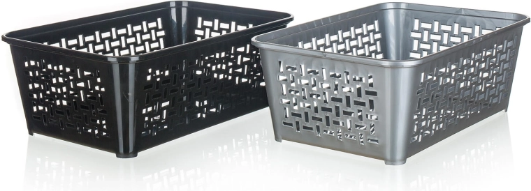 Plastist organiseerimiskorv 30 × 20 × 11 cm, värvide segu