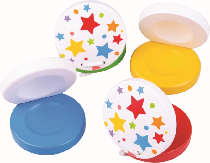 Bigjigs Toys kastanjetid tähtedega – sinised