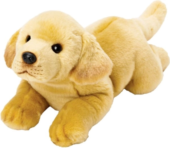 Pehme labradori koer lamavas asendis 38 cm