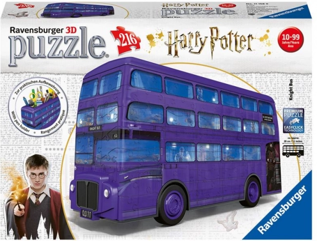 3D pusle Harry Potter Võlubuss 216 tükki