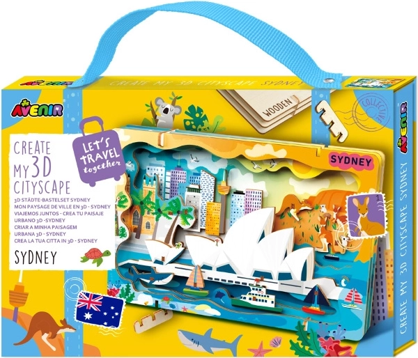 Puidust 3D pusle – linnamaastik SYDNEY