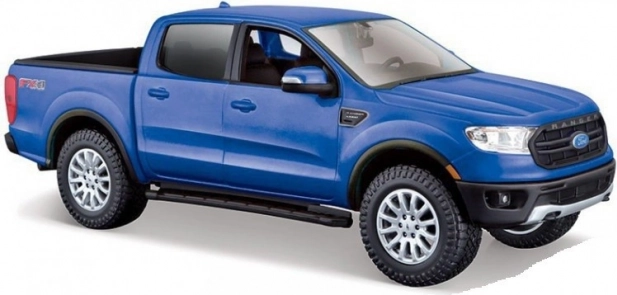 Ford Ranger Model Car 2019 Blue 1/27