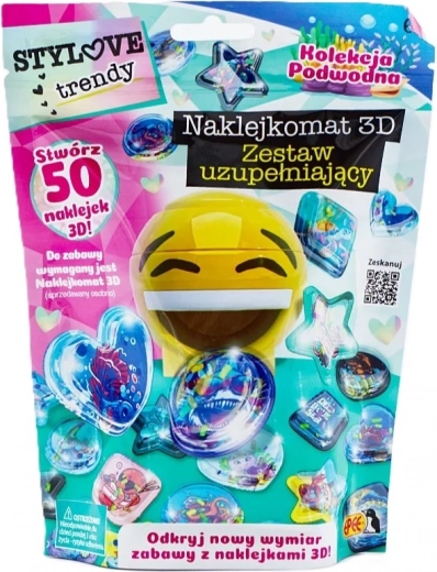 3D kleepsukomplekt – veealune maailm lastele
