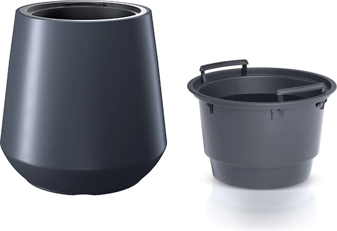 Antratsiitvärvi sisuga lillepott 44 cm, 51 l