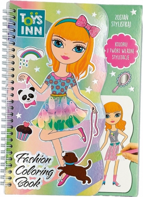 Fashion Coloring Book loomingulised moevärviraamat TOYSINN