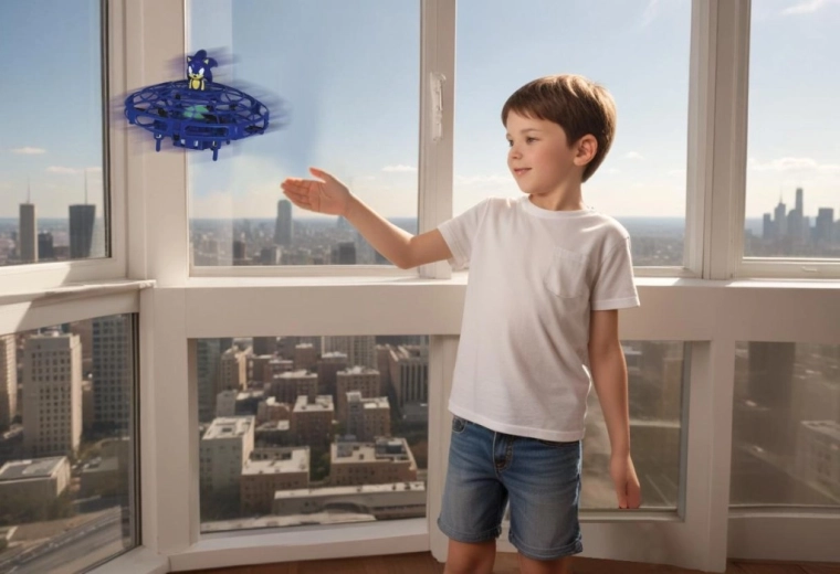 Remote and gesture control for intuitive flight