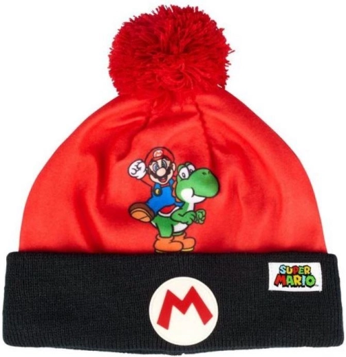Punane fliisist Super Mario müts