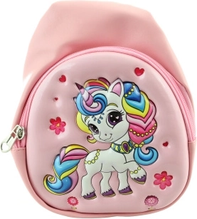 Ükssarviku motiiviga crossbody-seljakott