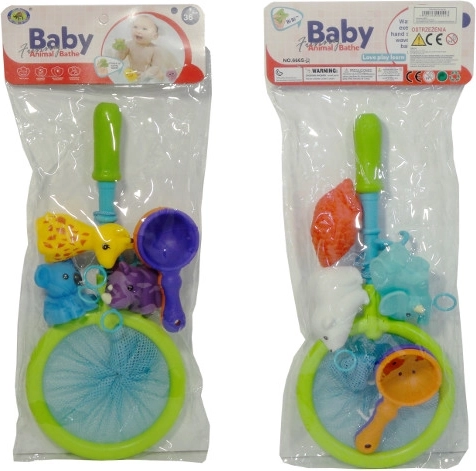 Bath Toy 2-in-1 – Rod and Net with Animals
