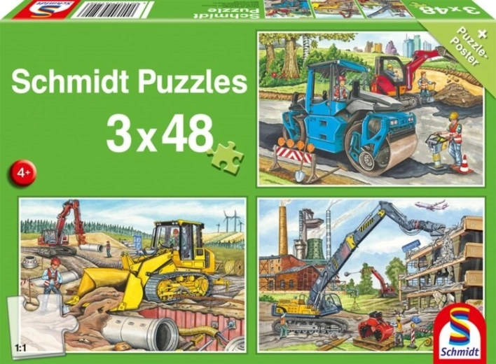 Pusle SCHMIDT ehitusplatsil 3×48 tükki