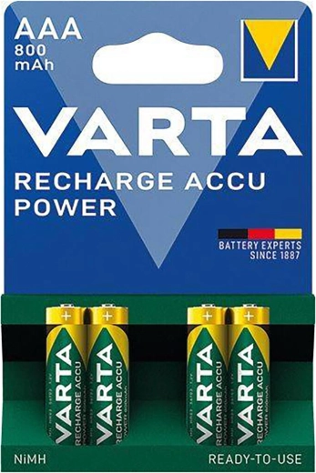 Laetavad AAA mikropatareid 800 mAh Varta (4 tk)